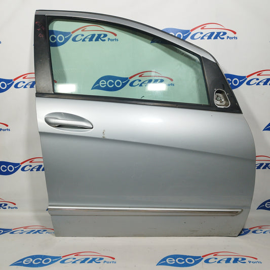 Silver gray right front door Mercedes Class A 2005 ecoAC1001