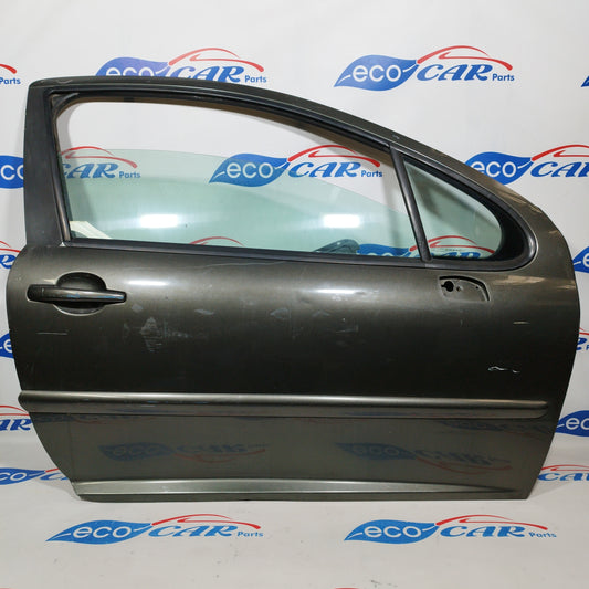 Dark gray right door Peugeot 207 3p 2007 ecoAC1029