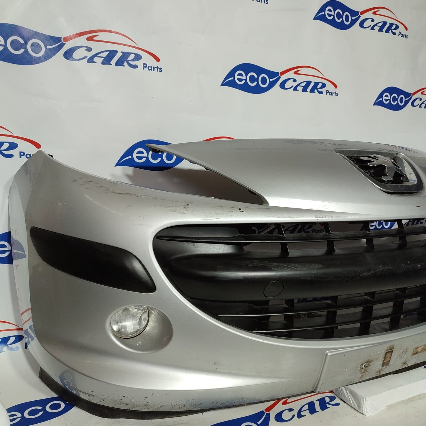 Peugeot 207 ecoAG752 silver gray front bumper