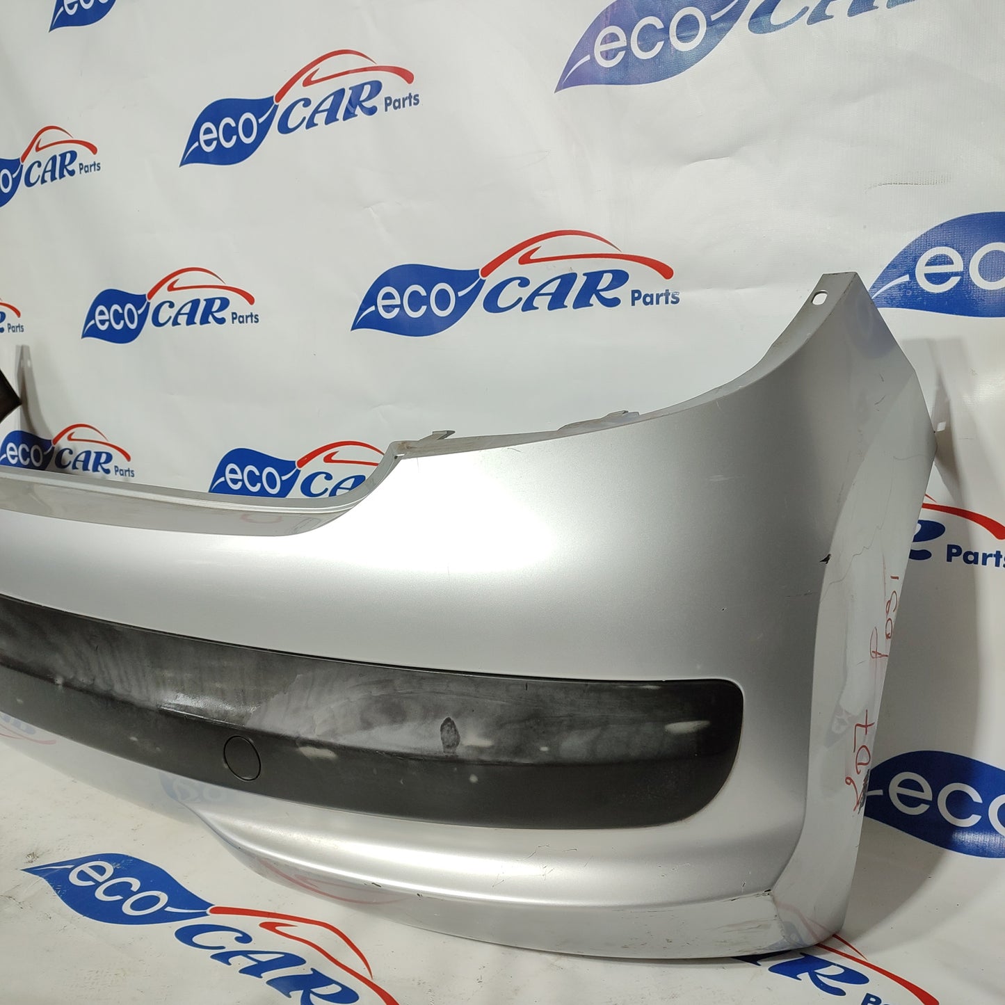 Paraurti posteriore grigio argento Peugeot 207 ecoAG755