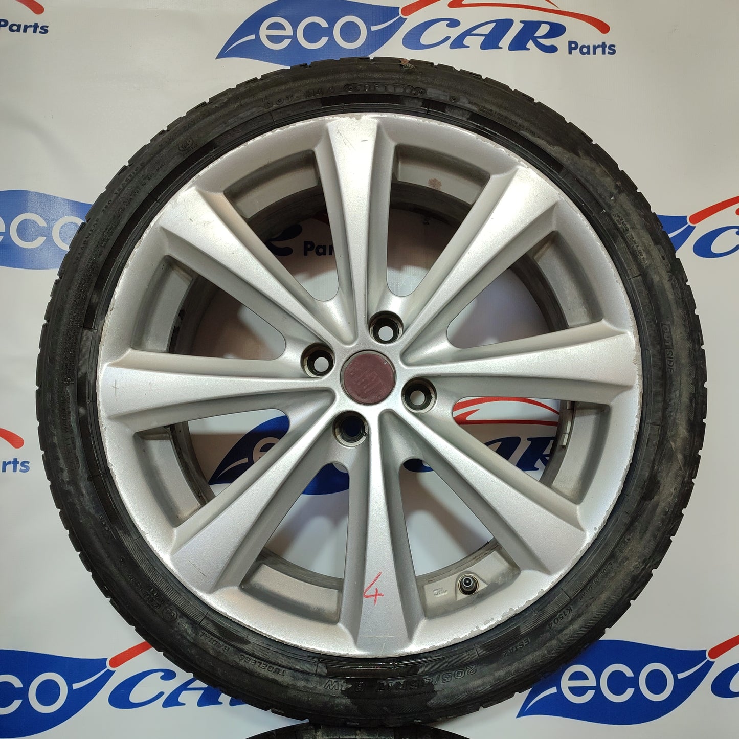 Cerchi e gomme Fiat Multipla 2010 gomme marca ovation misura 205/45r17 al 50% ecoAG782