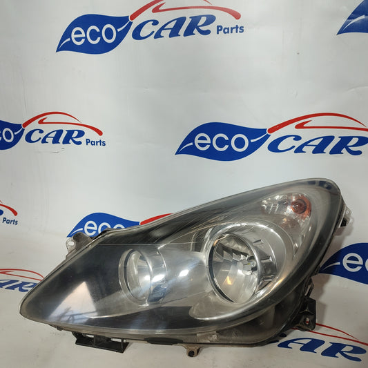 Fanale anteriore sx Opel Corsa D fondo nero ecoAG784