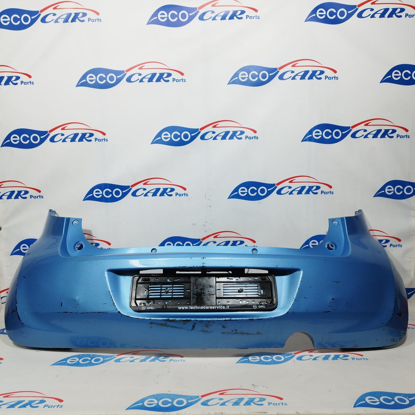Opel Agila 2008 ecoAC1287 blaue Heckstoßstange