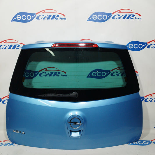 Opel Agila 2008 ecoAC1288 blaue Heckklappe