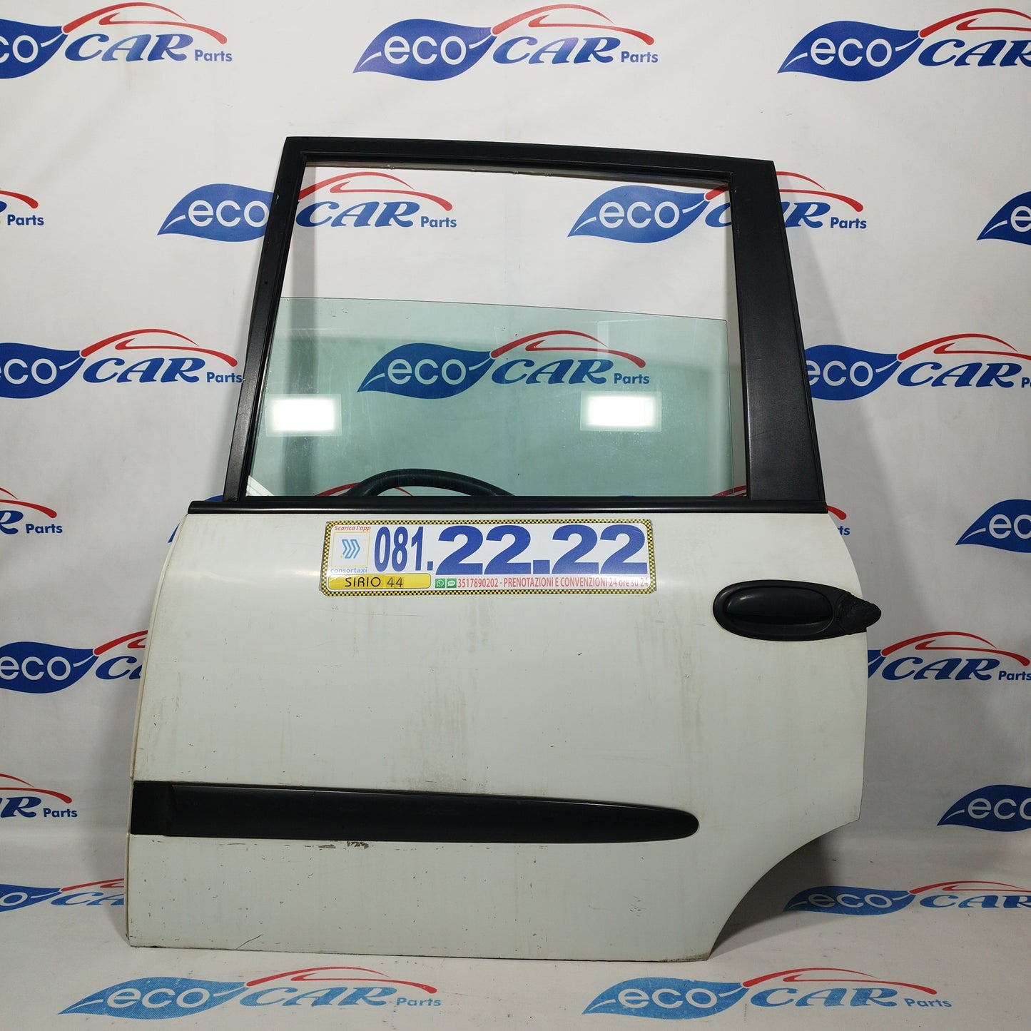 Weiße hintere linke Tür Fiat Multipla 2008 ecoAC1420