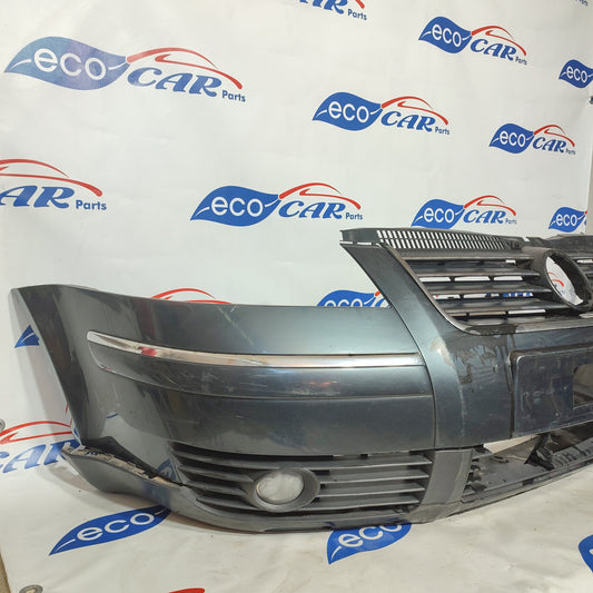 Front bumper gunmetal gray Volkswagen Passat 2004 ecoAG829