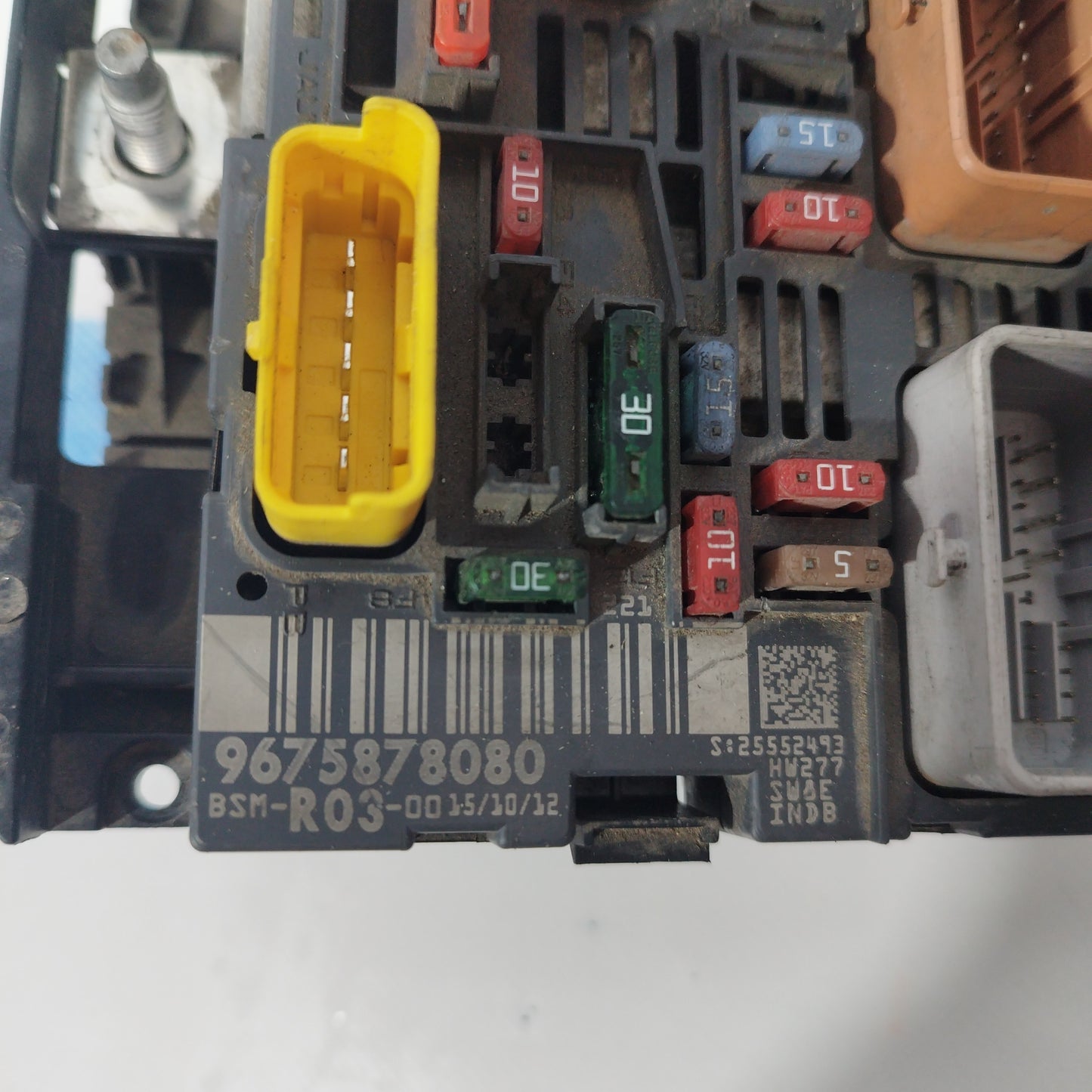 Citroen C3/Peugeot Partner/Fiat Scudo 2010 Sicherungskasten cod. 9675878080 r03 ecoAC1483