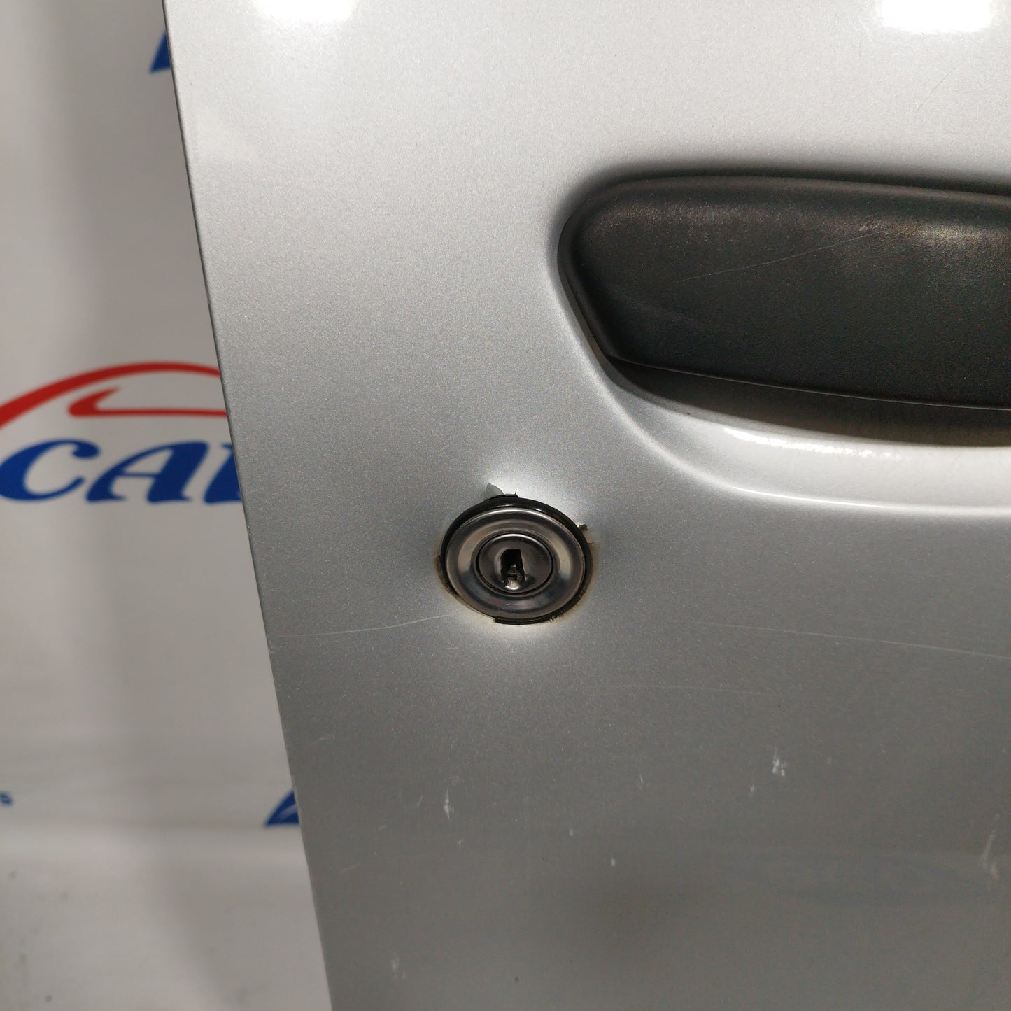 Silver gray right front door Fiat Punto 2007 ecoAC1584