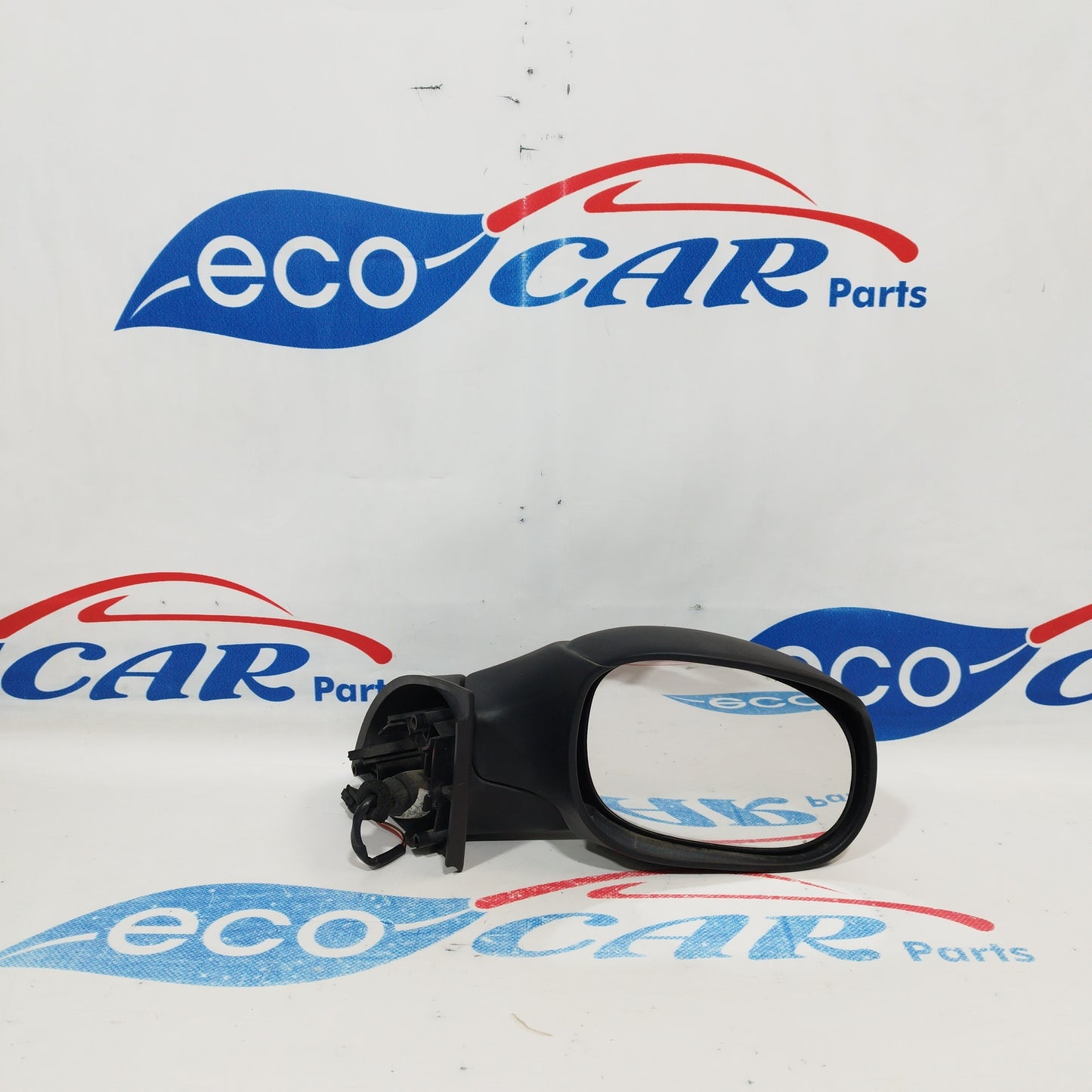Rechter Außenspiegel, schwarz, Kunststoff, 3-adrig, Citroen C3 Pluriel, Baujahr 2005, ecoAC1595