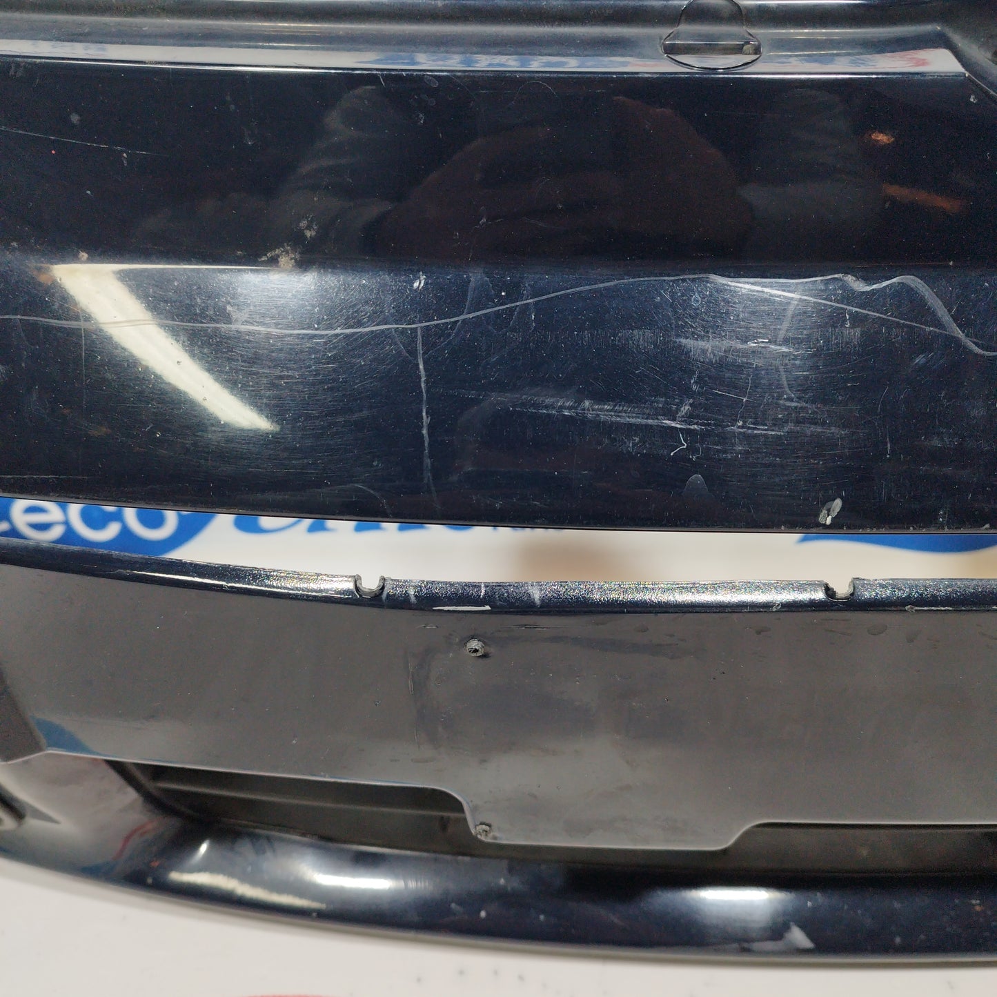 Midnight blue front bumper Fiat Panda 2005 code 735316603 ecoac1624