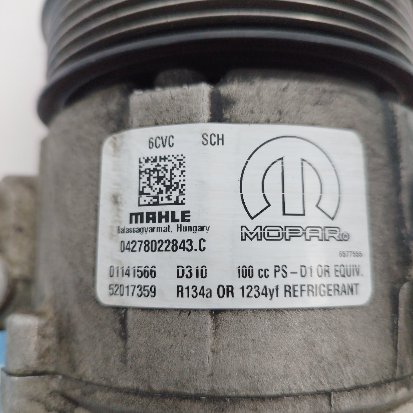 Compressore a/c Fiat Tipo 2017 1.3 mtj codice 52017359 (2 pin) ecoAC1674