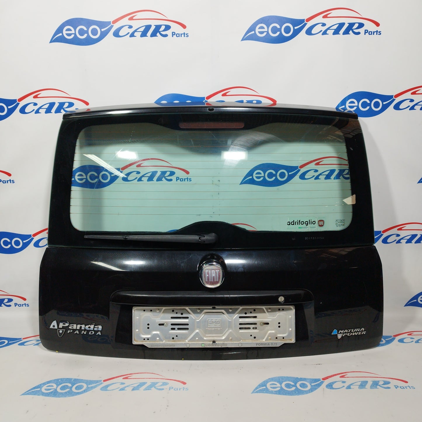 Black tailgate Fiat Panda 2008 ecoAC1753