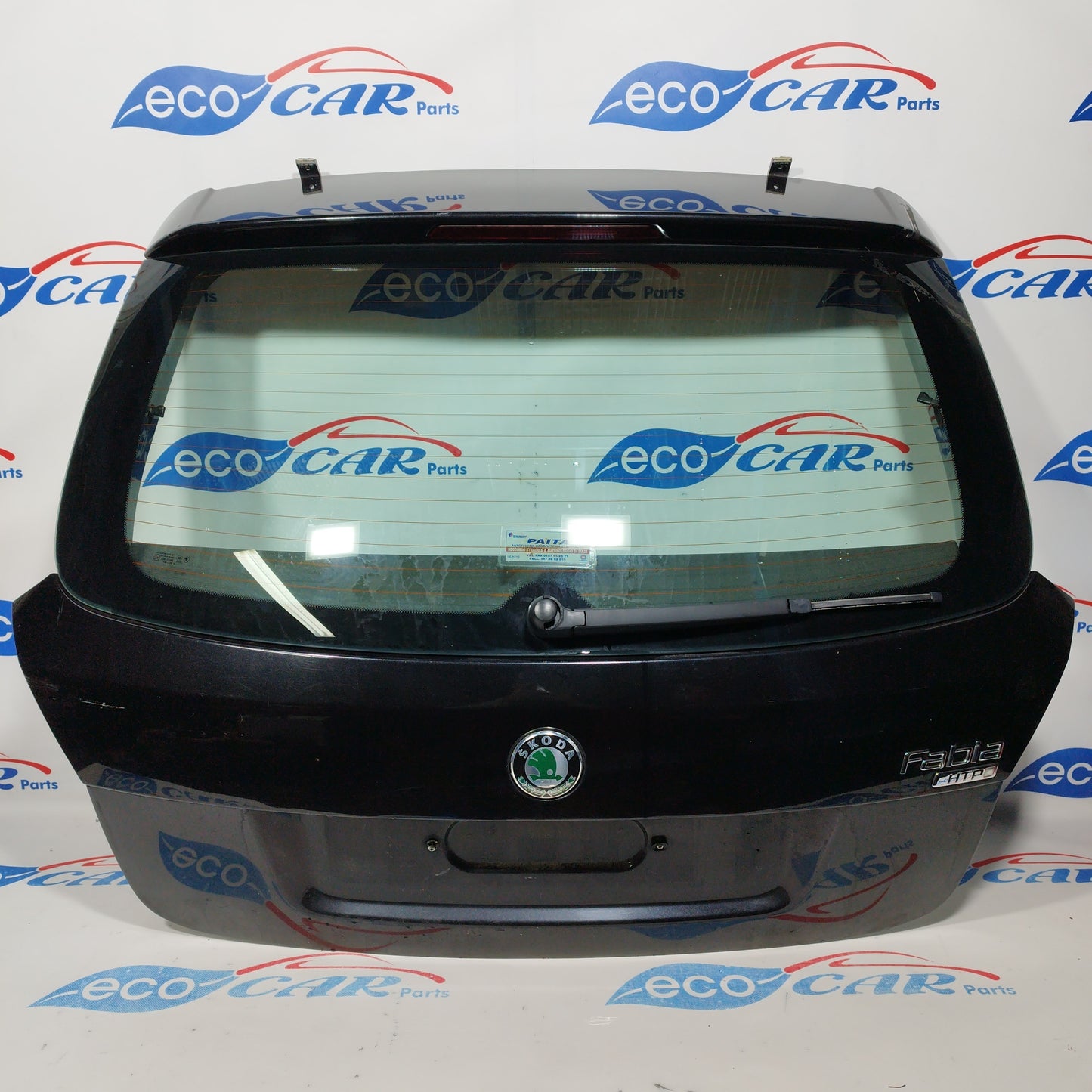 Schwarze Heckklappe Skoda Fabia SW 2009 ecoAC1754