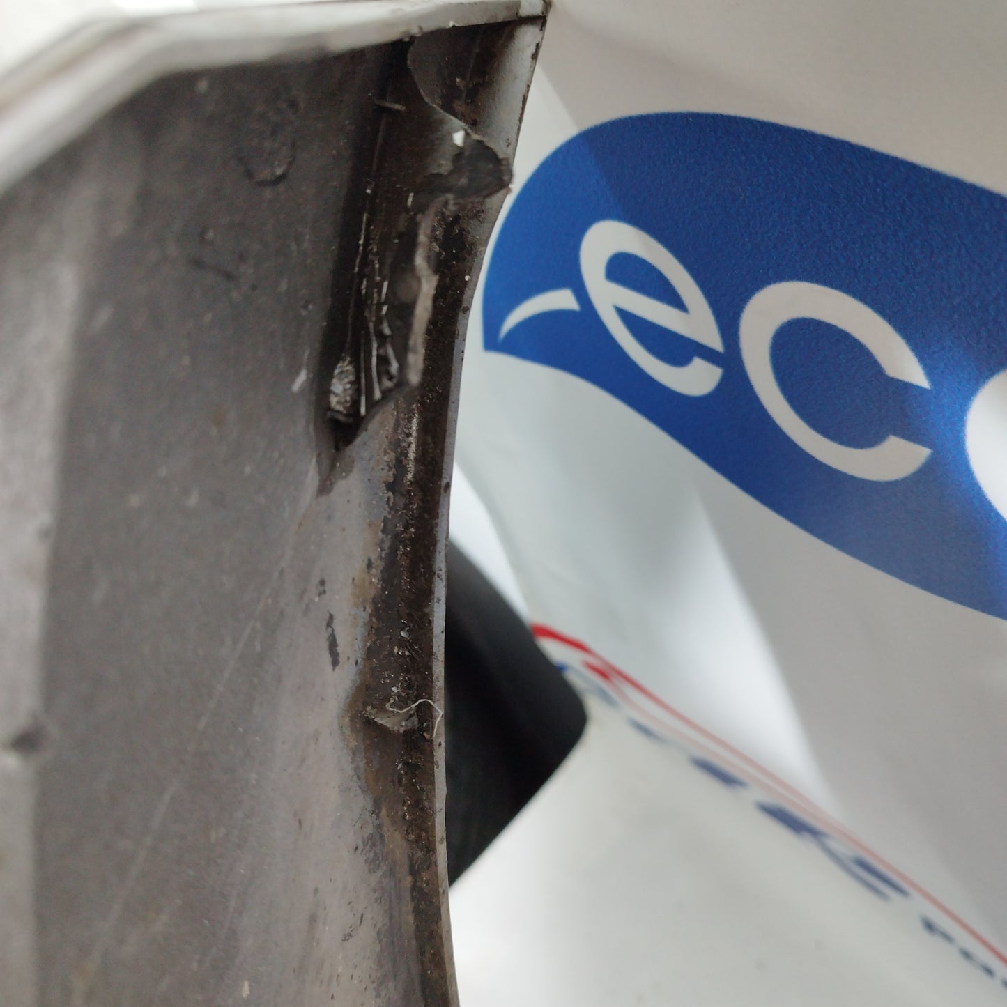 Silver gray front bumper Opel Meriva 2005 cod. 13193492 ecoAC1757