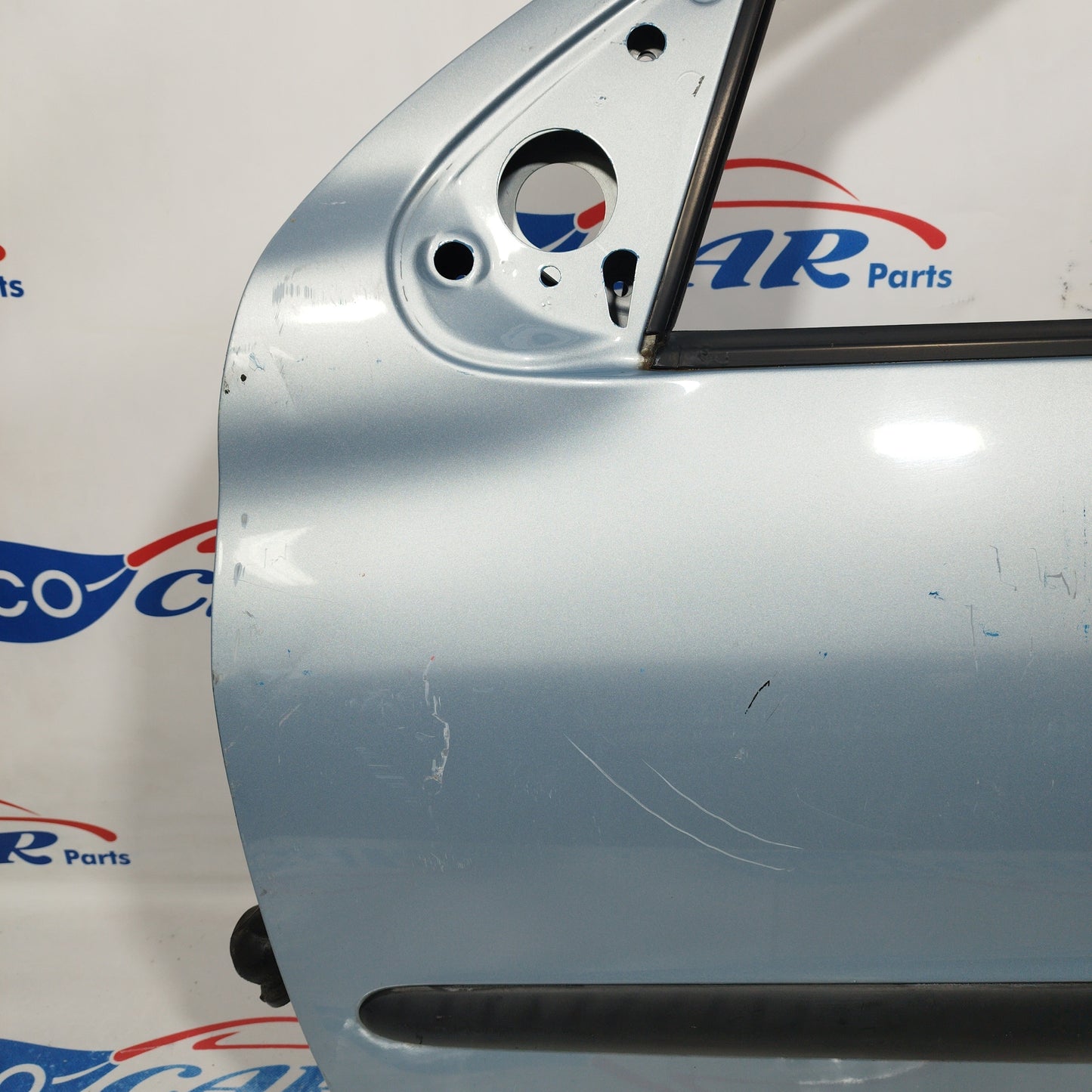 Hellblaue linke Vordertür Peugeot 206 2004 ecoAC1932