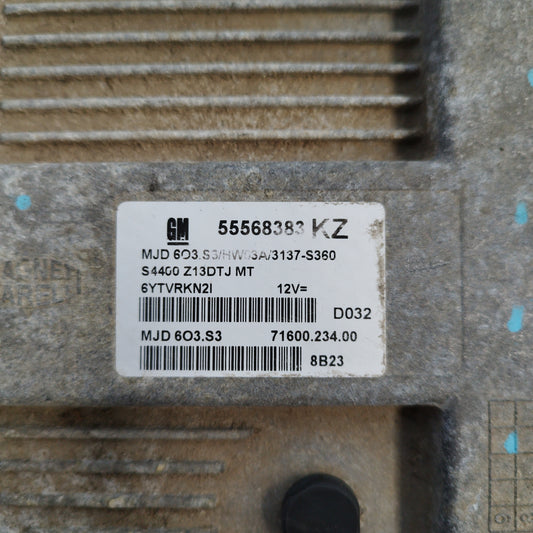 Engine control unit Opel Corsa D 2010 1.3cdti 75cv code 55568383 ecoAC2039