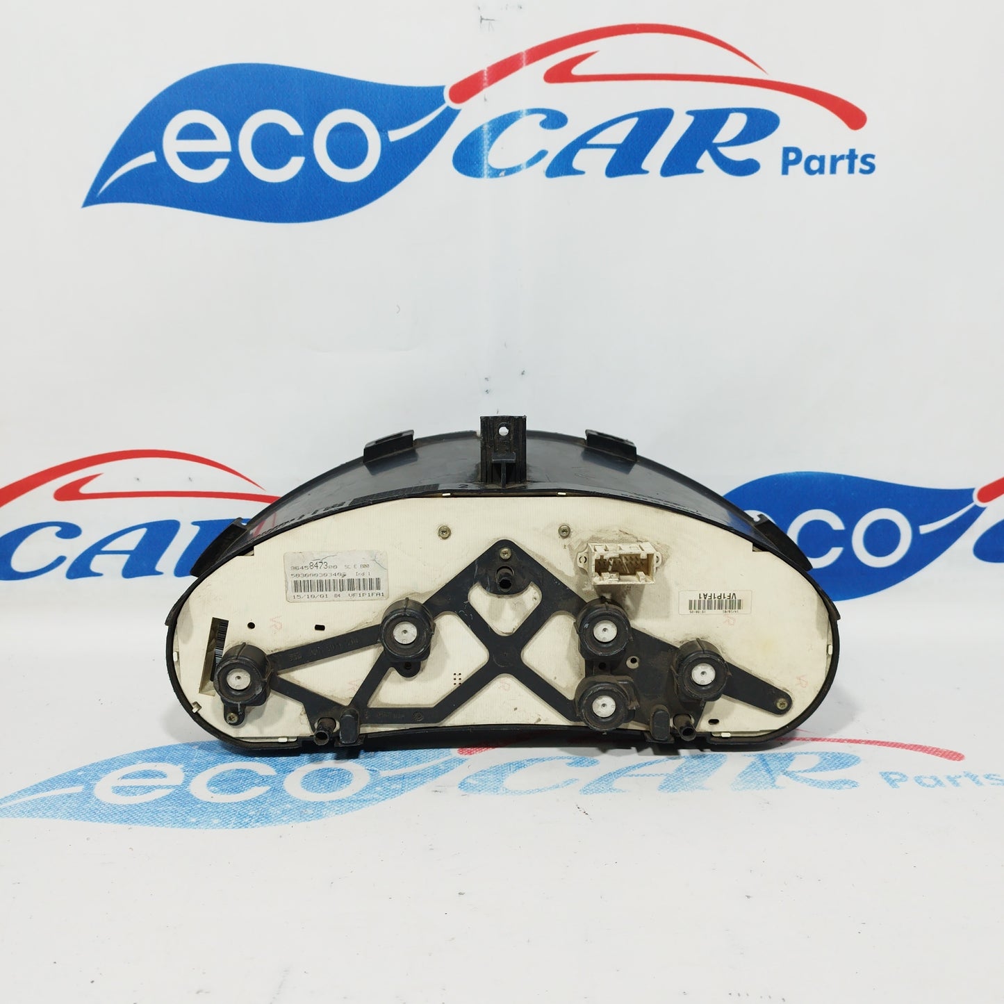 Quadro strumenti Peugeot 206 2002 1.6b codice 9645847380 fondo grigio ecoAC2144