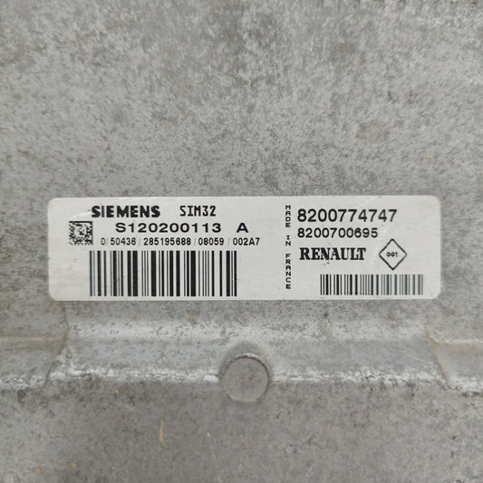 Centralina motore Renault Twingo 2010 1.2b codice 8200774747 SIM32 ecoAC2149