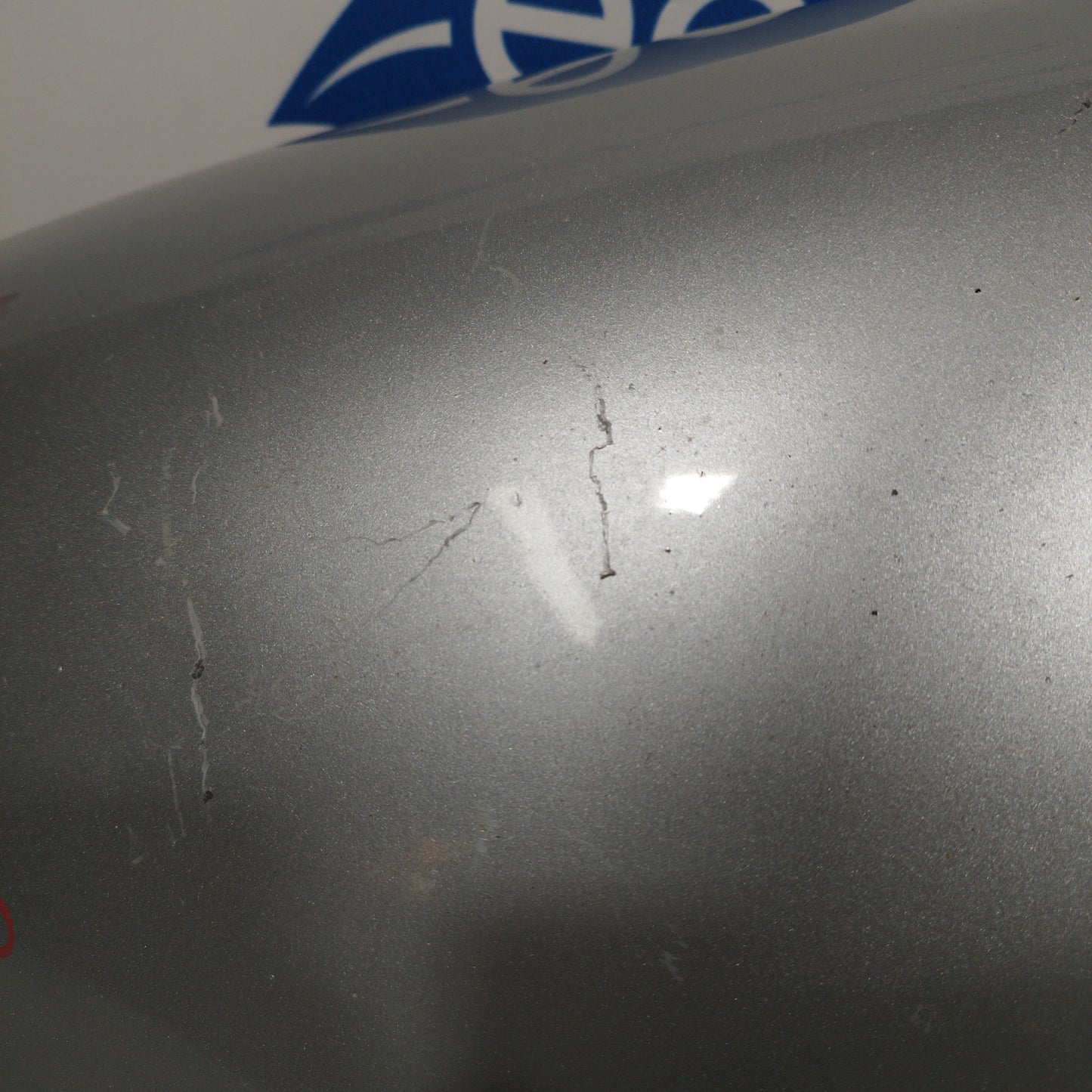 Left mudguard silver gray Peugeot 206 2004 ecoAC2330