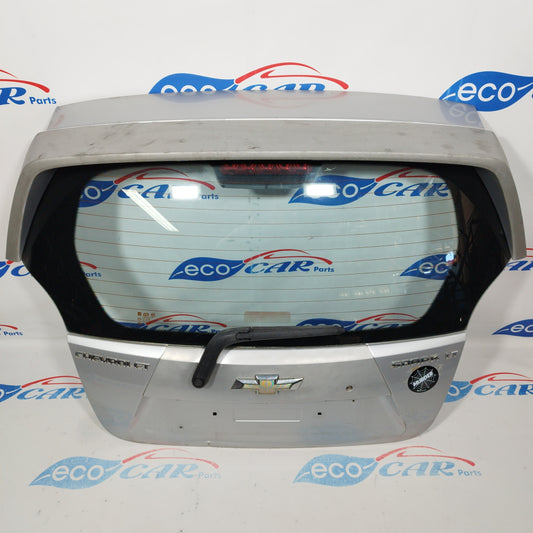 Silver gray tailgate Chevrolet Spark 2009 ecoAC2356