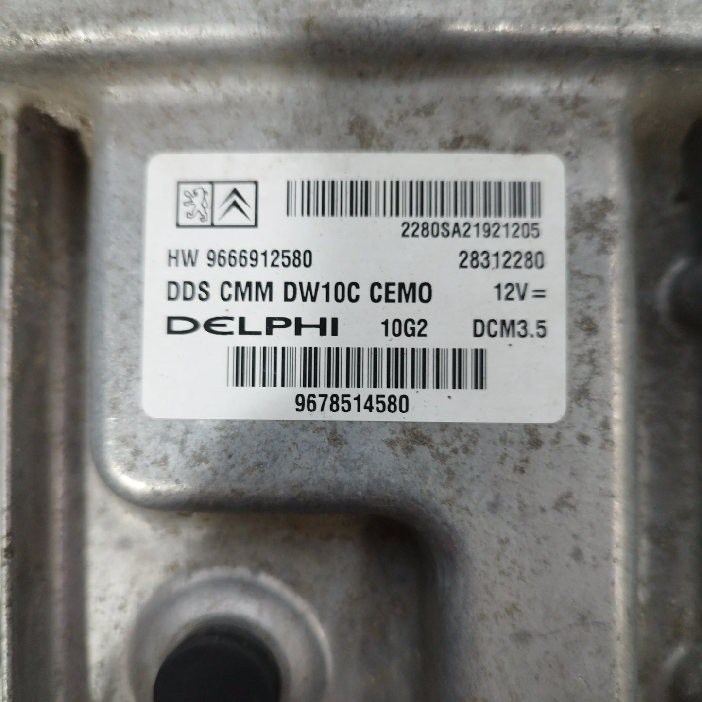 Zündanlage für Fiat Scudo 2.0 MTJ 128 PS, Baujahr 2012, Delphi-Code: 9666912580 ecoAC2431