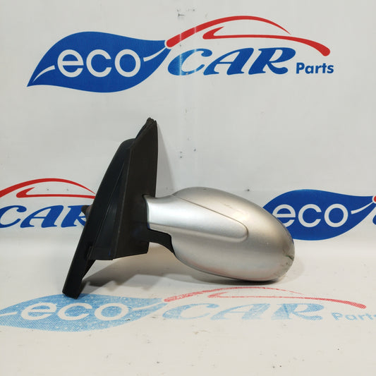 Left mirror silver gray manual Smart Fortwo 450 2004 ecoAC2441