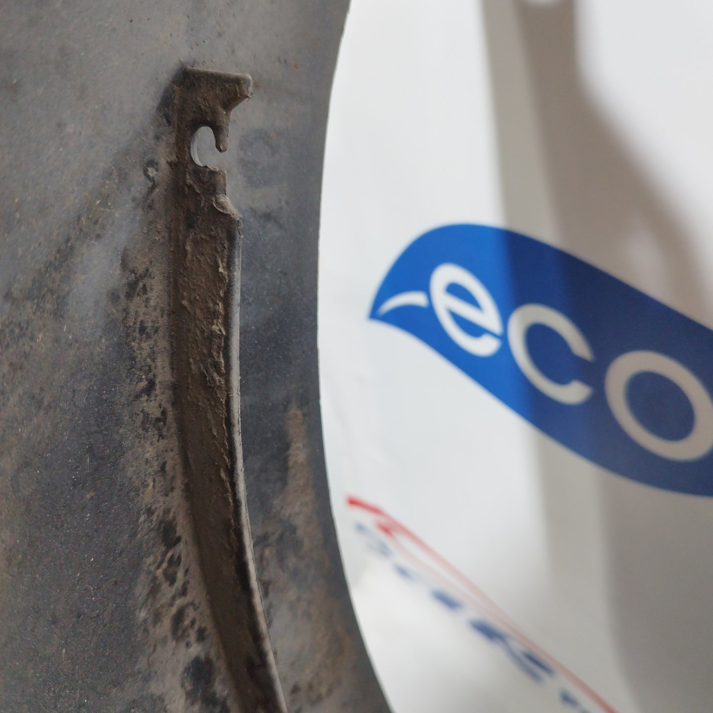 White rear bumper Fiat Punto Evo 2011 ecoAC2483