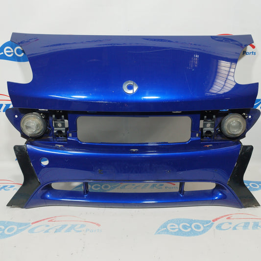 Blue central front bumper Smart Fortwo 450 2000 ecoAC2531
