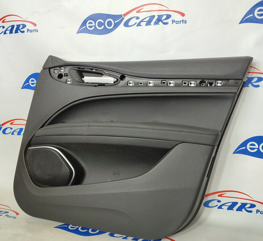 Pannello interno anteriore dx nero in pelle Alfa Romeo Stelvio 2018 ecoAG1119