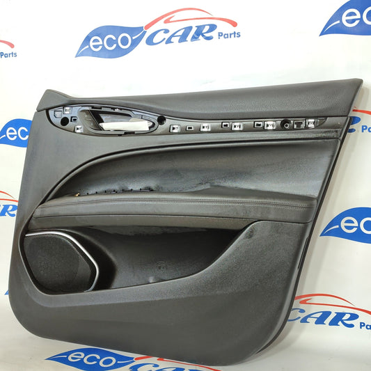 Pannello interno anteriore dx nero in pelle Alfa Romeo Stelvio ecoAG1128