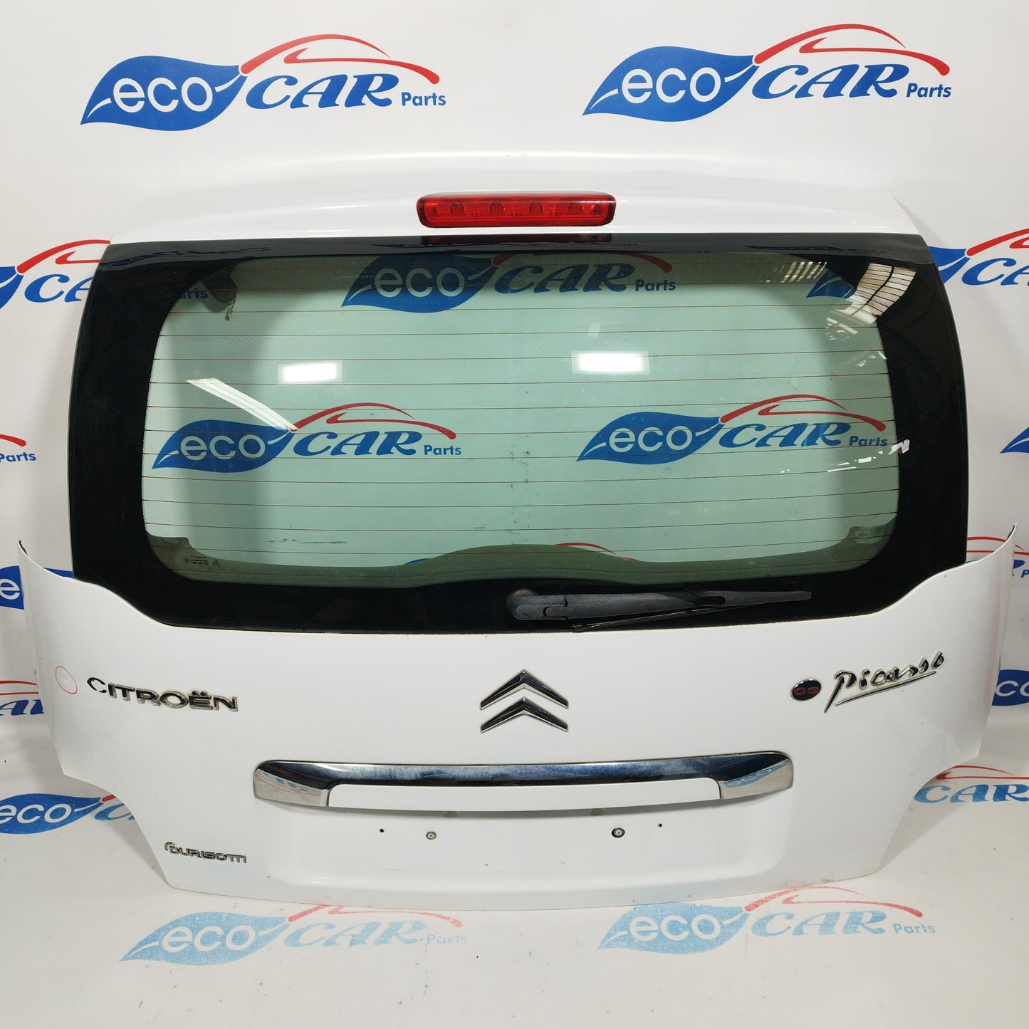 Weiße Heckklappe Citroen C3 Picasso 2011 ecoAC2602