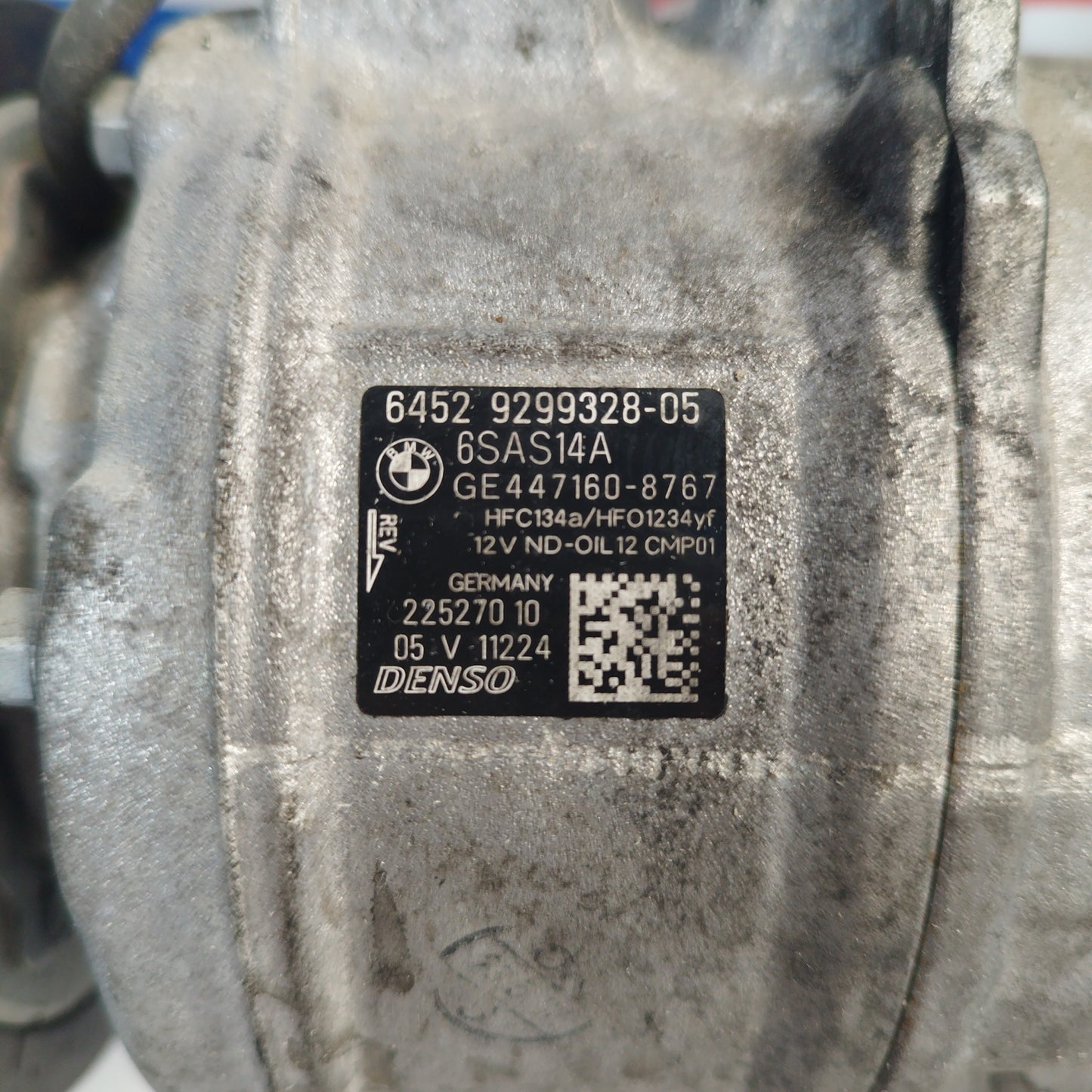 Compressore a/c Bmw serie 1 f20 2.0d 2018 5 gole codice 64529299328-05 ecoAC2623