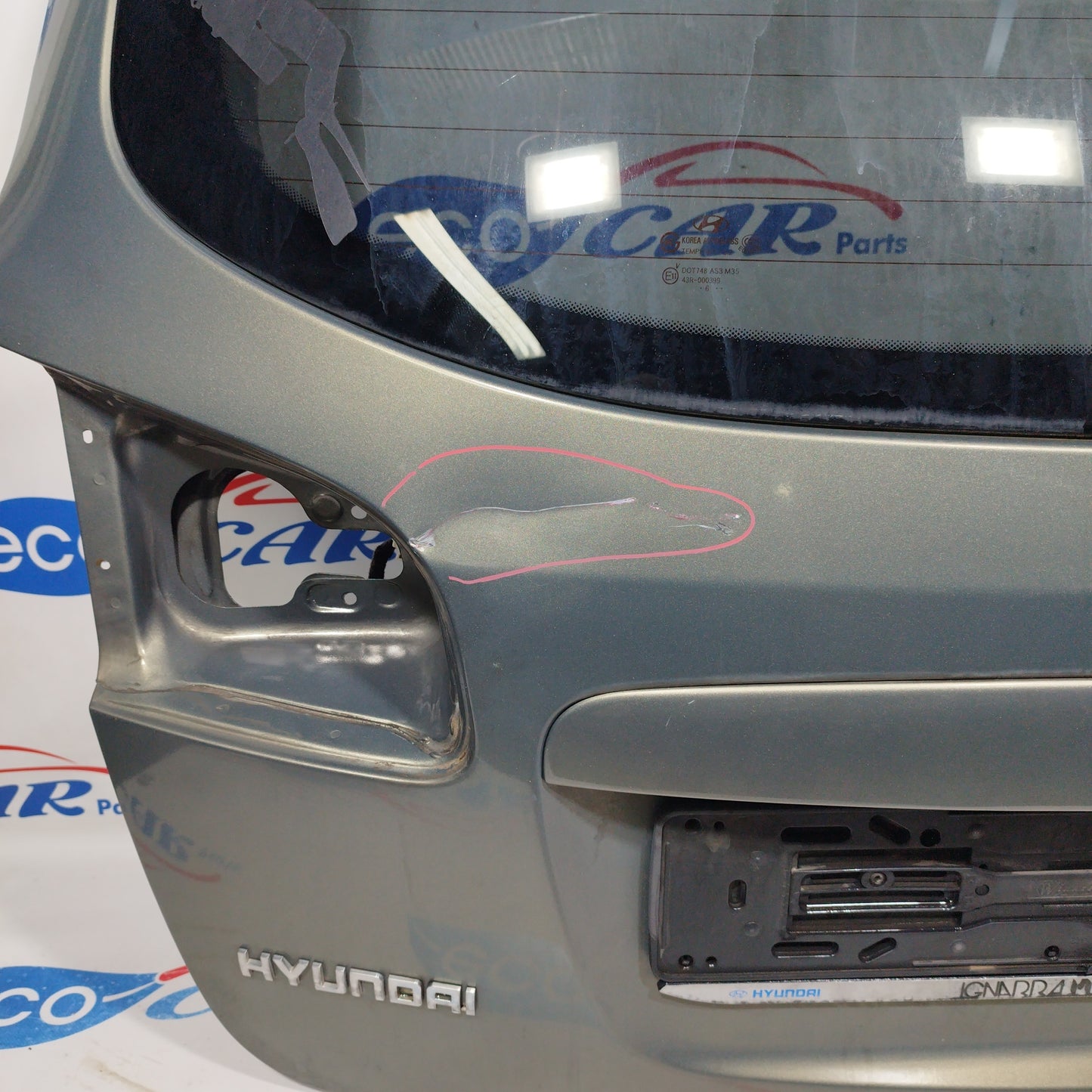 Portellone verde chiaro Hyundai Santa Fe 2006 ecoAC2628