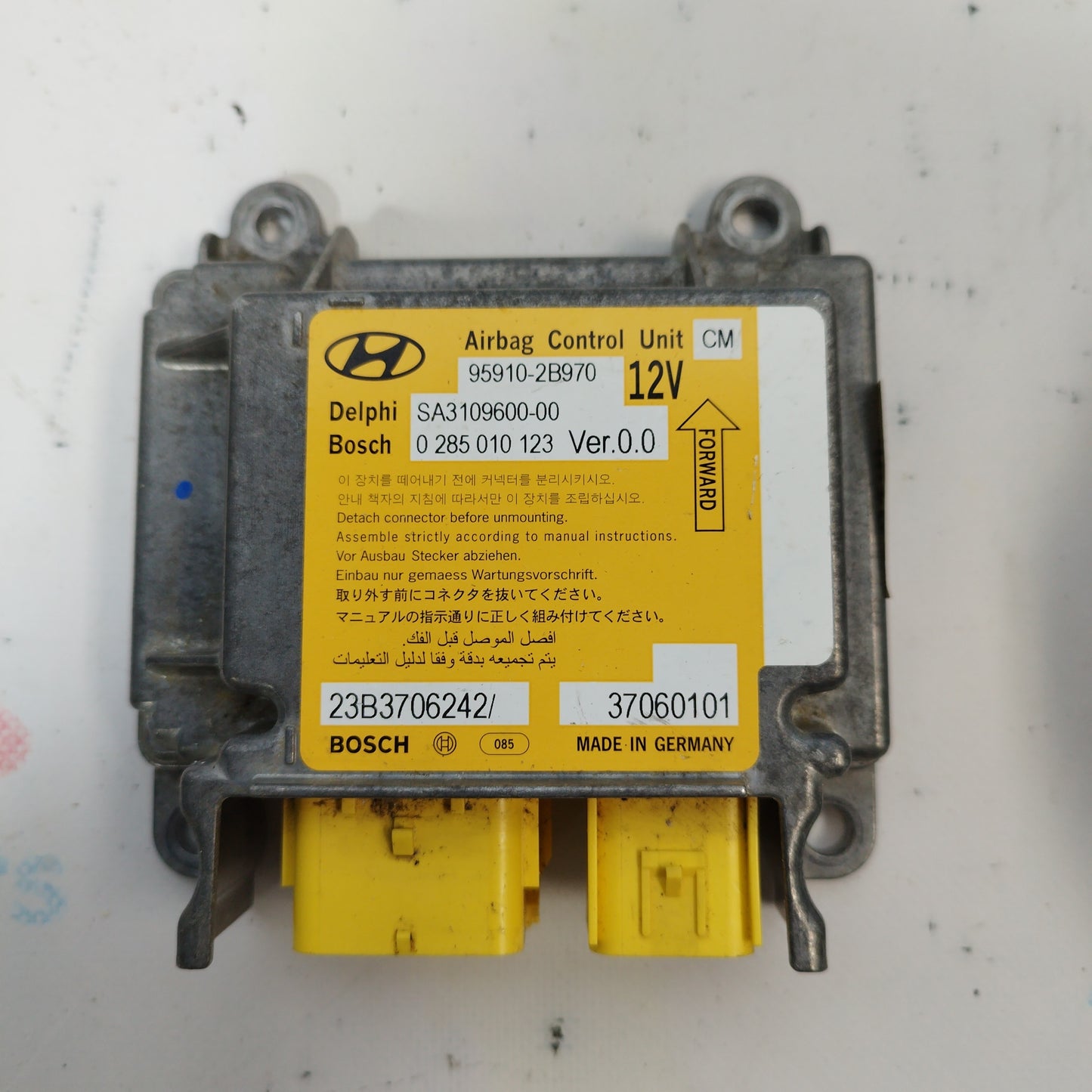 Hyundai Santa Fe Airbag-Kit 2006 Code 95910-2b970 ecoAC2651