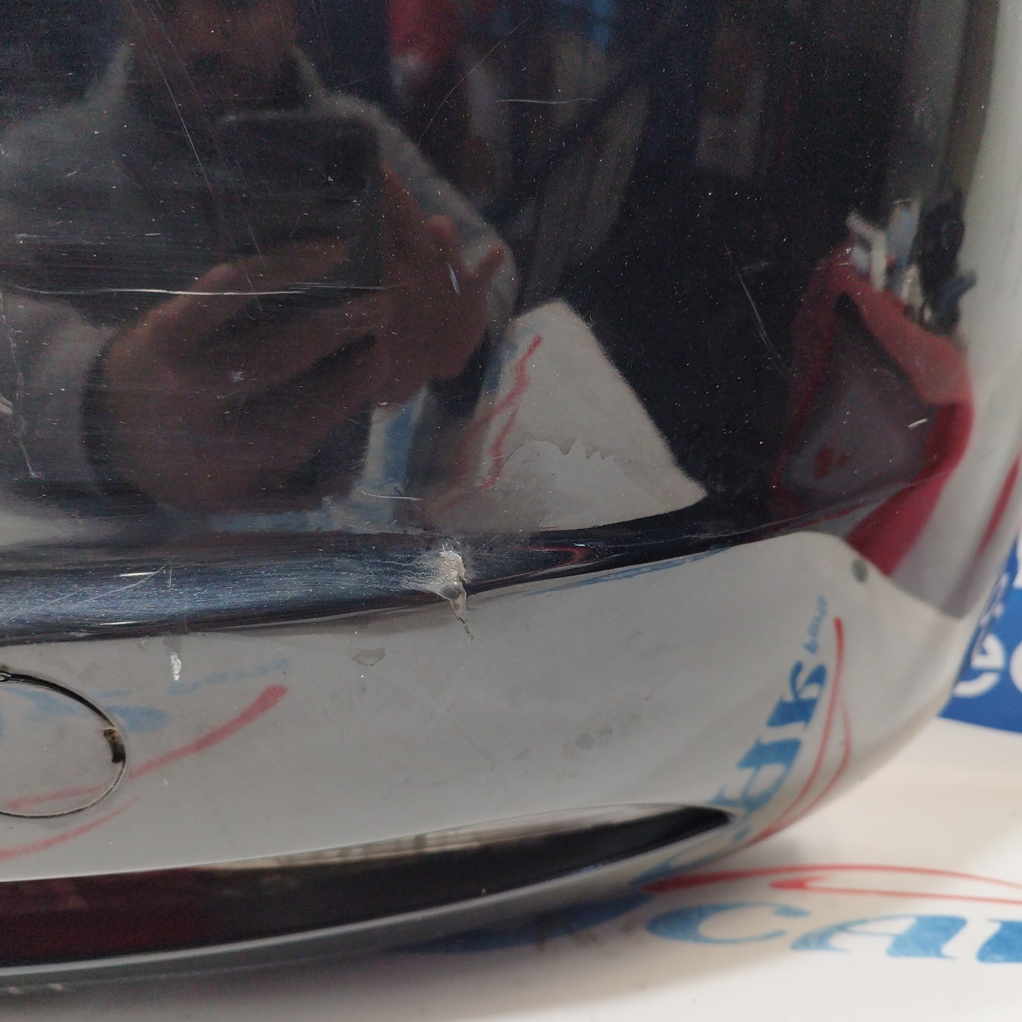 Black rear bumper Fiat Grande Punto 2008 ecoAC2944