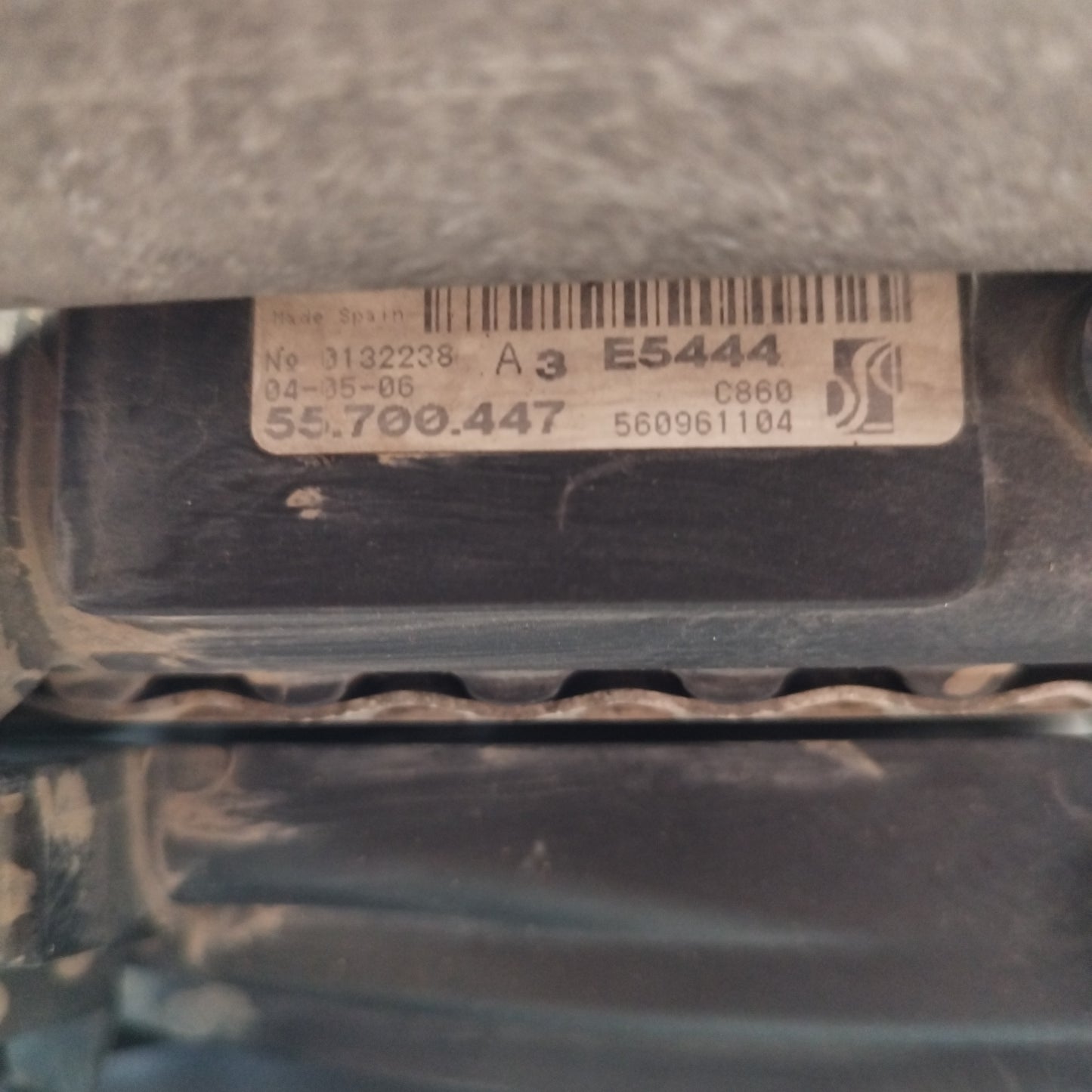 Radiator kit Fiat Grande Punto 1.2 b 2008 code 55700447 ecoAC2950