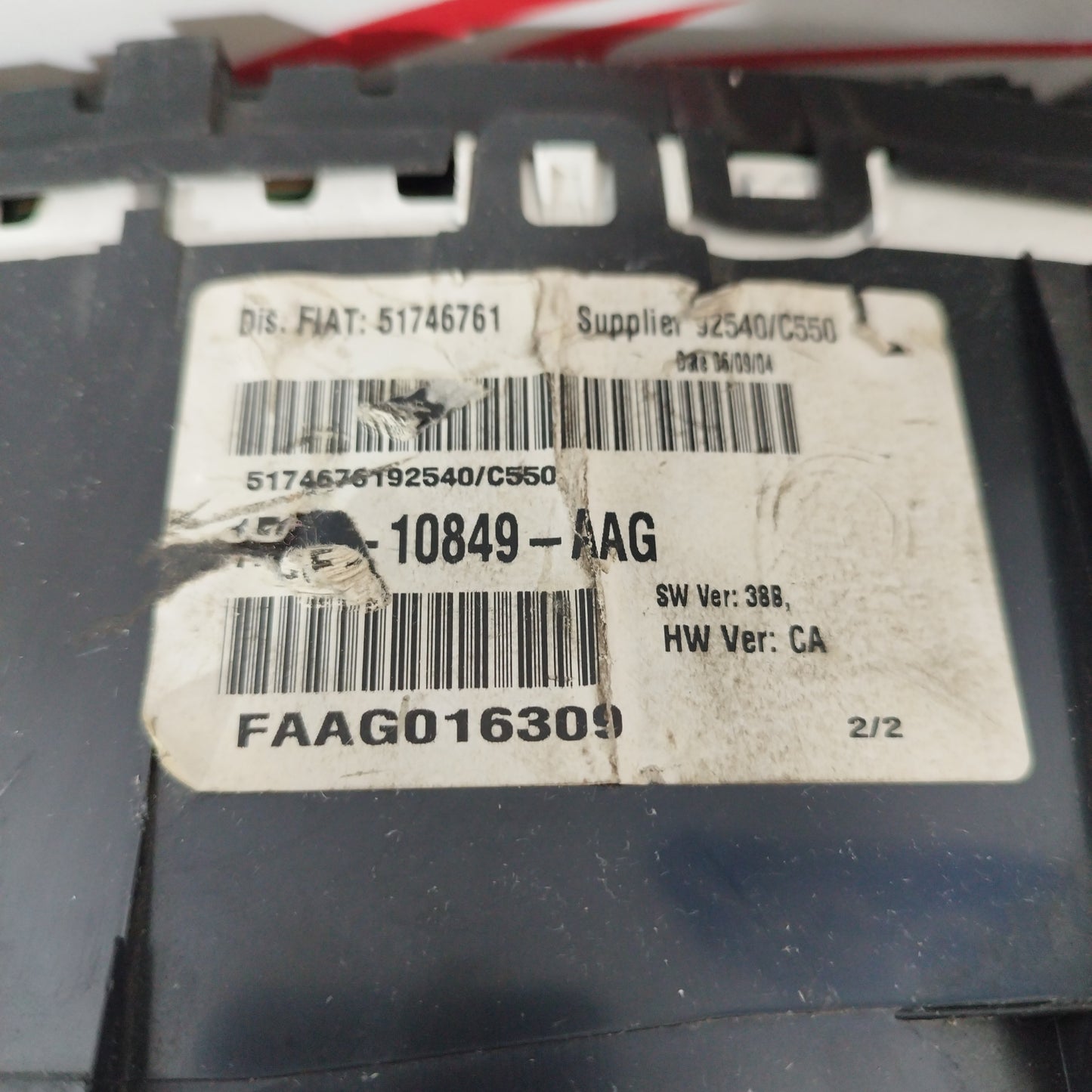 Quadro strumenti fiat stilo 1.6b 2005 codice 51746761 ecoAC2960