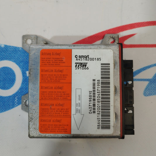 Centralina airbag Smart Fortwo 451 2007-2015 cod: a4518200185 ecoAC1215