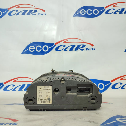 BMW x3 2.0 D 2005 instrument panel code 1024640-26 ecoAG1261