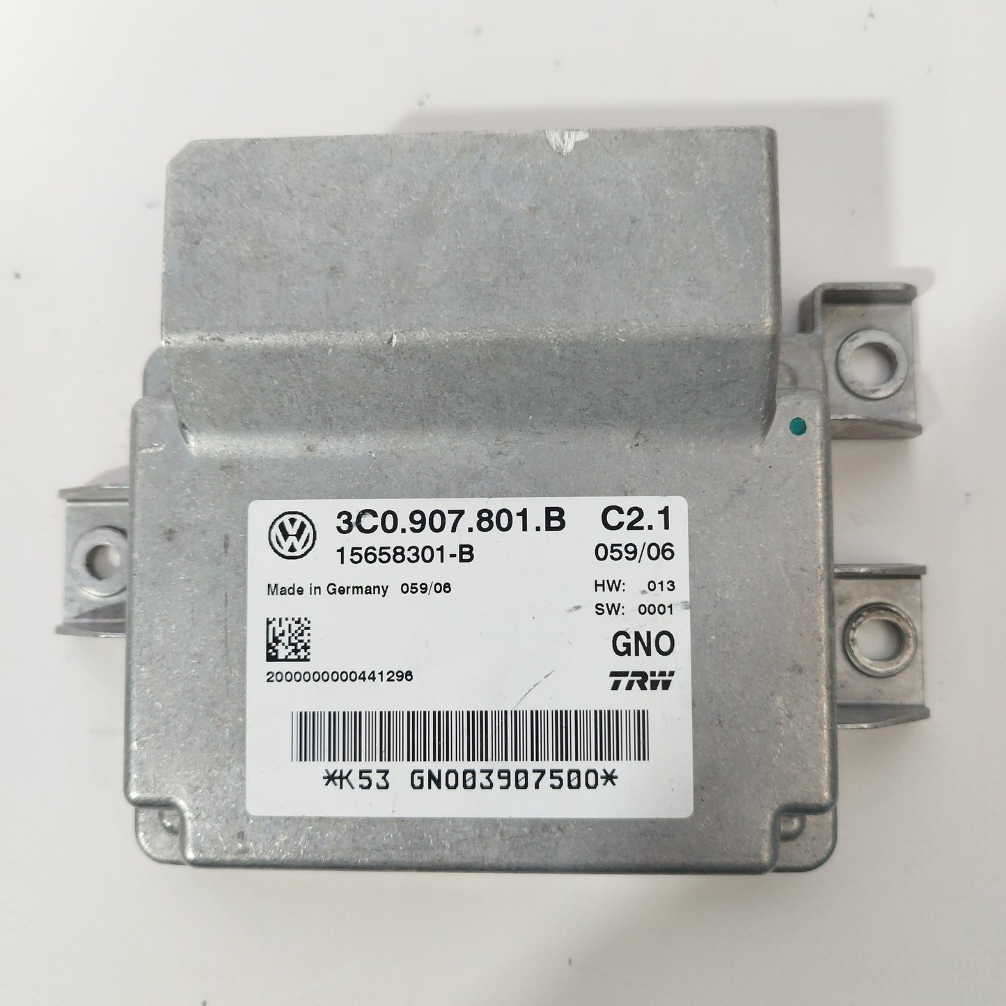 Centralina freno di stazionamento Volkswagen Passat 2009 codice 3c0907801b ecoAC3079