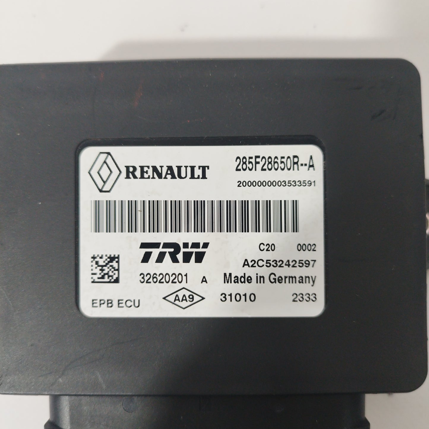 Centralina freno di stazionamento Renault Scenic xmod 2010 codice 285F28650R ecoAC3221