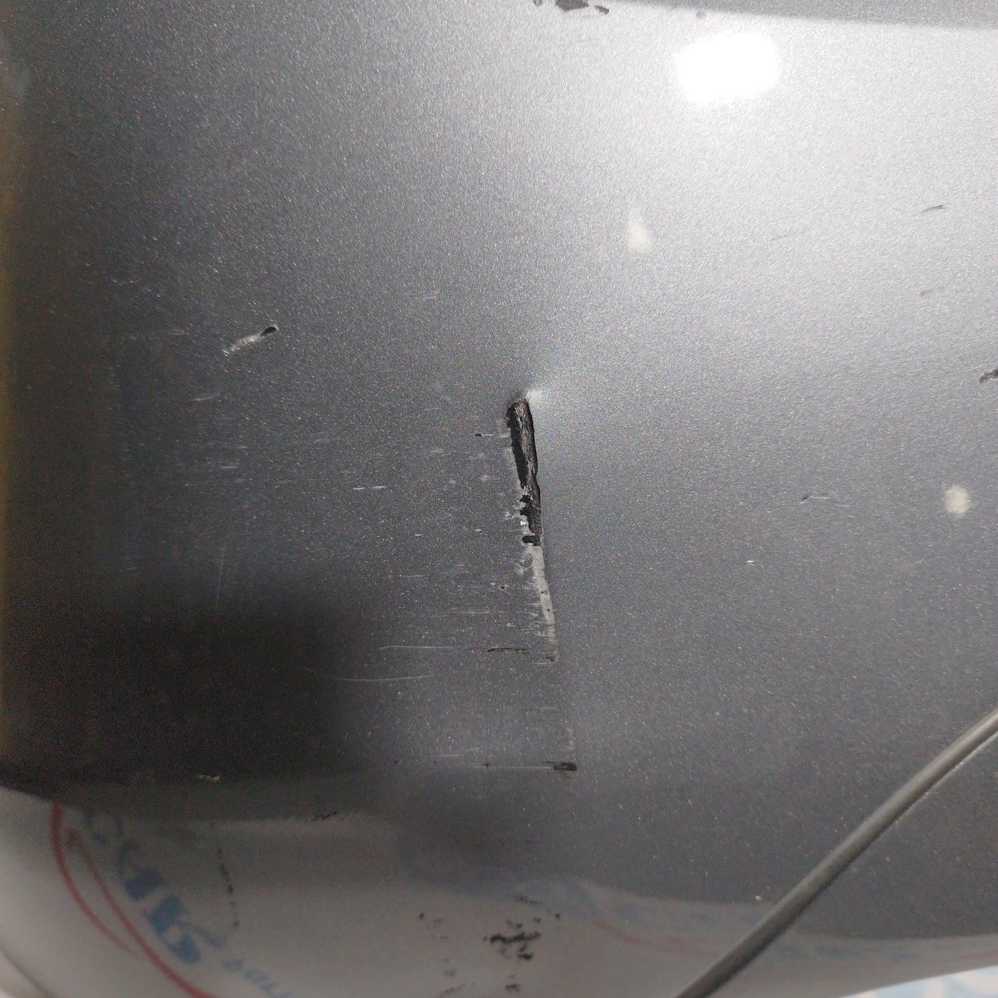 Opel Meriva B 2014 ecoAC3233 mittelgraue Heckstoßstange