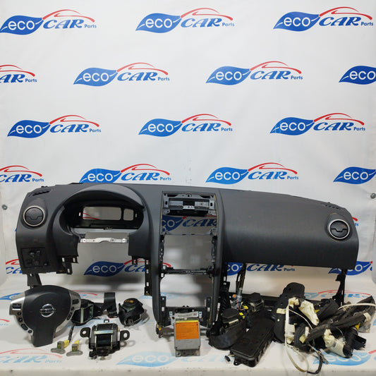 Airbag-Kit Nissan Qashqai 2010 Code 98820jd11a ecoAC3297