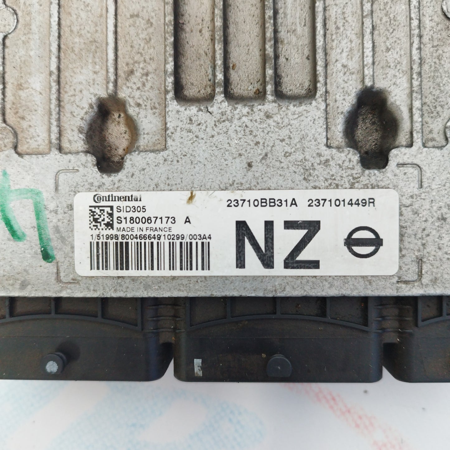 Zündanlage Nissan Qashqai 1.5 dCi 110 PS 2010 Continental Code S180067173 A SID305 ECOAC3340