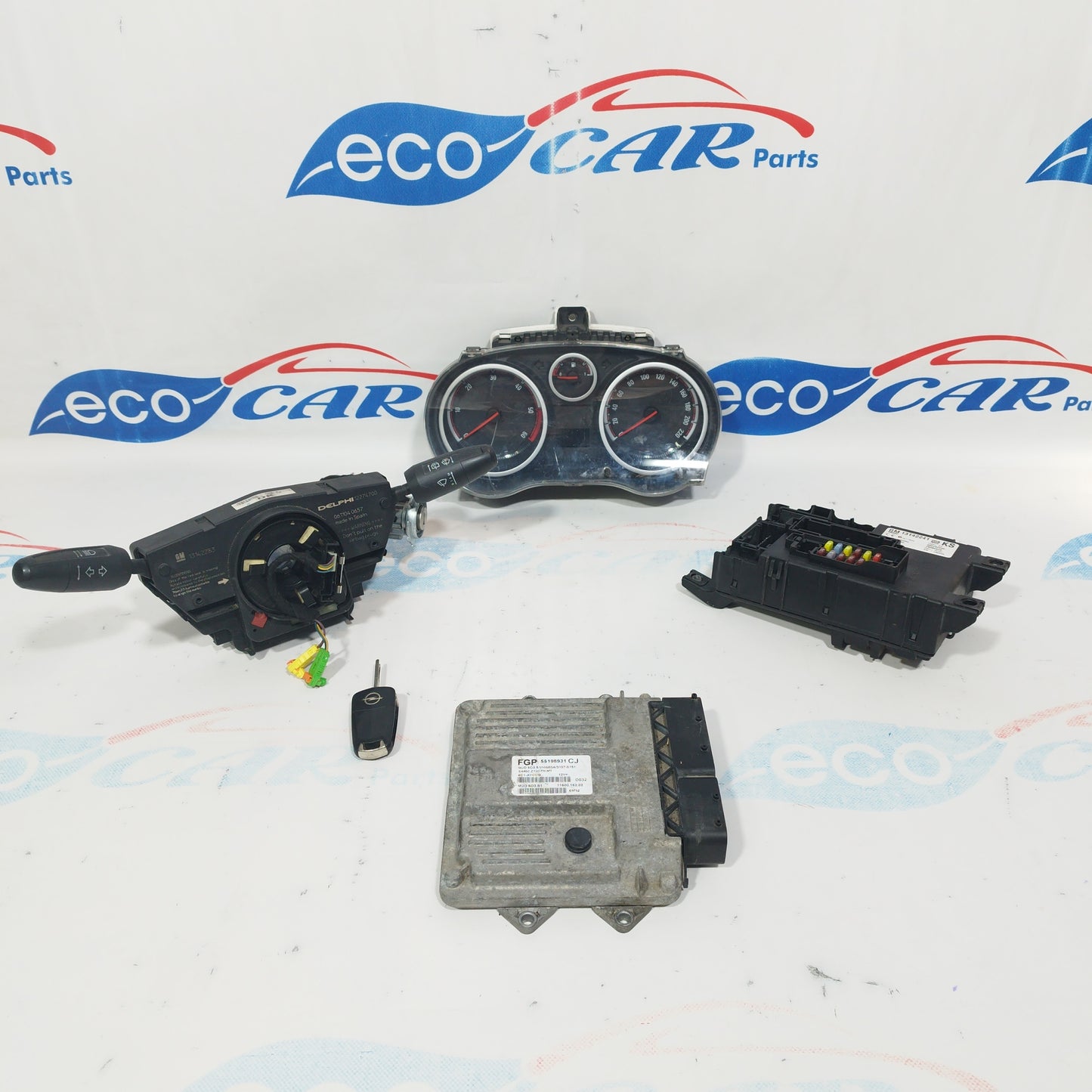 Zündanlage Opel Corsa D 1.3 CDTI 90 PS 2008 Code 55198931CJ ecoAC3389