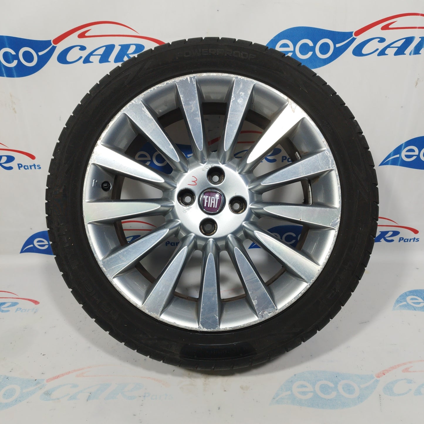 Cerchi in lega da 17 con gomme Fiat Bravo 2010 codice 735416000 ecoAC3435