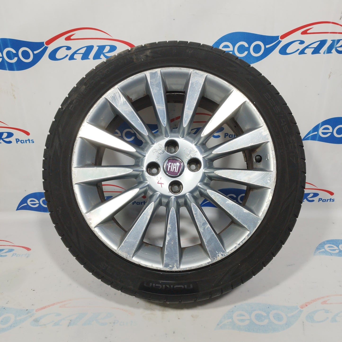 Cerchi in lega da 17 con gomme Fiat Bravo 2010 codice 735416000 ecoAC3435