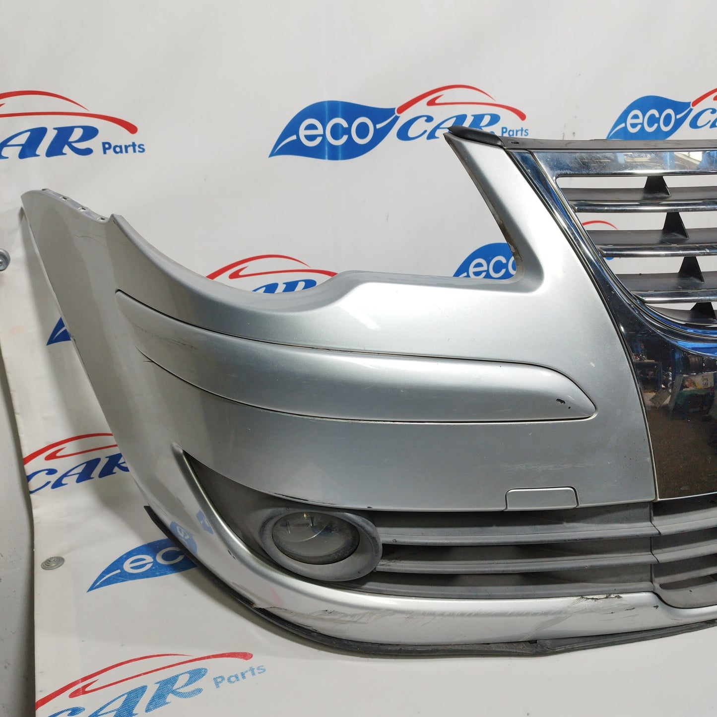 Front bumper silver gray Volkswagen Touran 2007 ecoAC3442