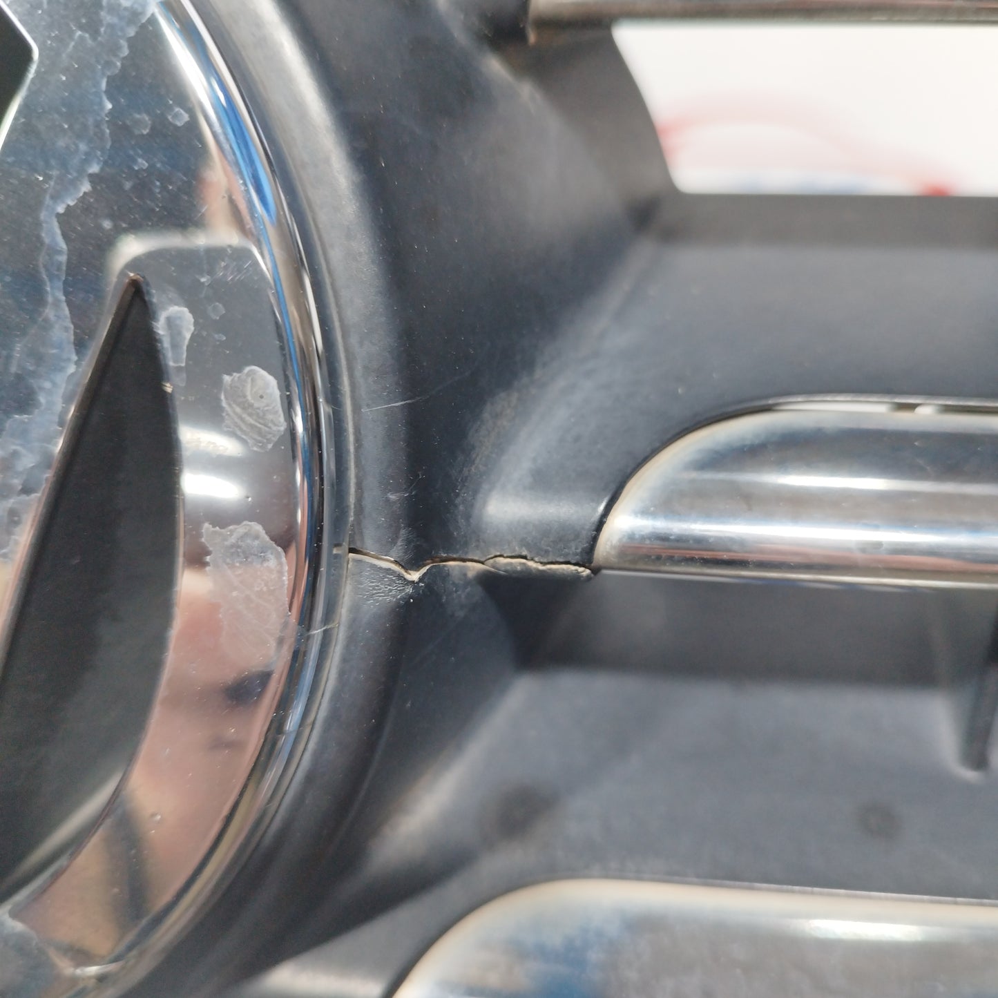 Front bumper silver gray Volkswagen Touran 2007 ecoAC3442