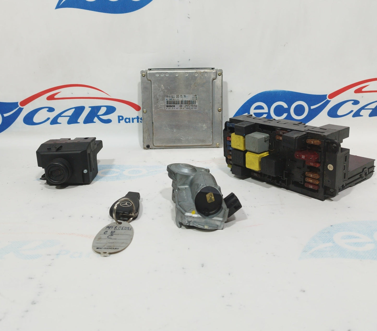 Kit accensione Mercedes Classe C W203 2.2 cdi 2001 Bosch 0281010607/ Mercedes a6111537379 ecoAC3478